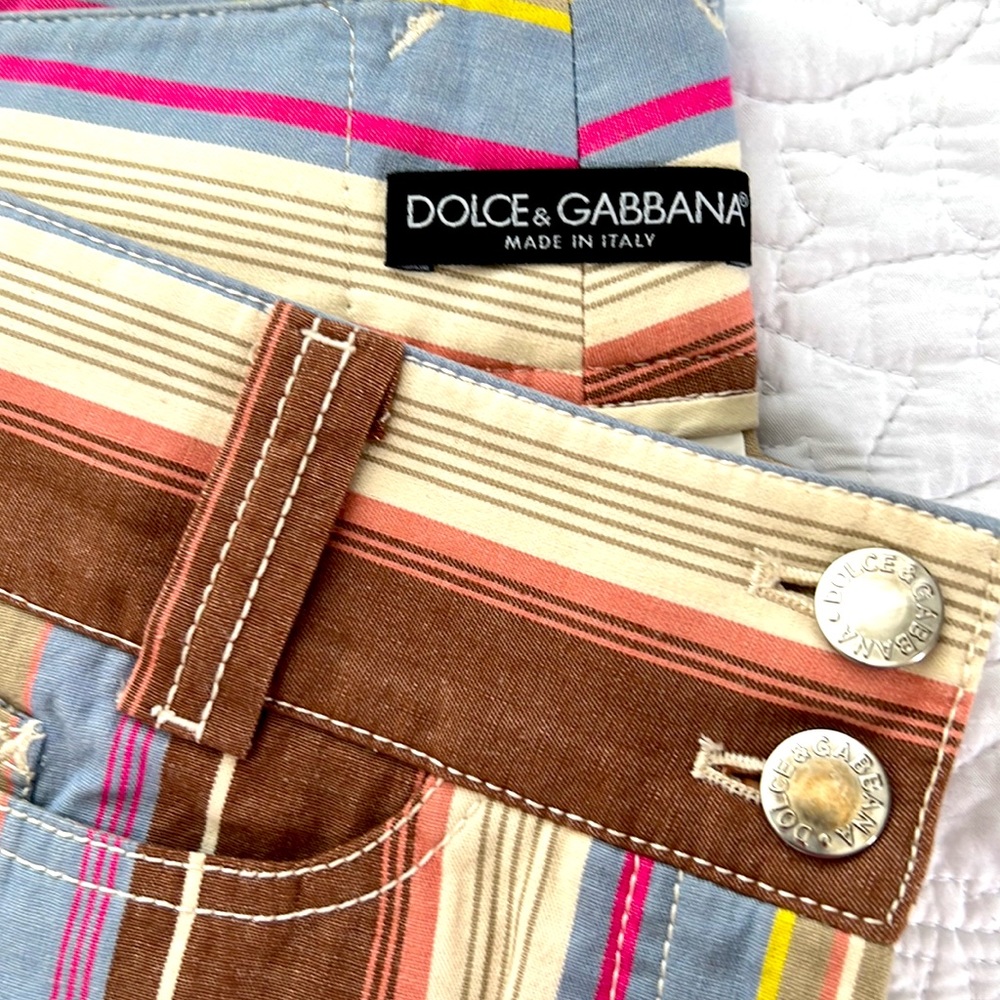 Dolce &  Gabbana Striped Pants